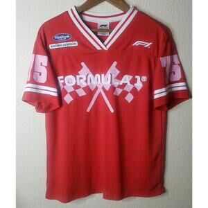 Formula 1 F1 Racing Jersey Womens Small Red #75 Worldwide Tour Racing Division